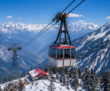 Delhi to Auli Tempo Traveller Rental