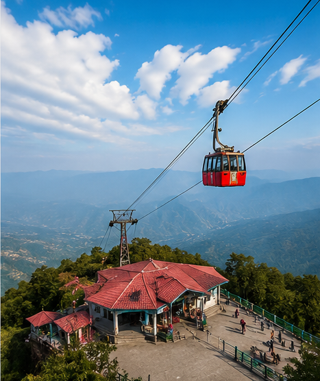 Delhi to Mussoorie Tempo Traveller Rental