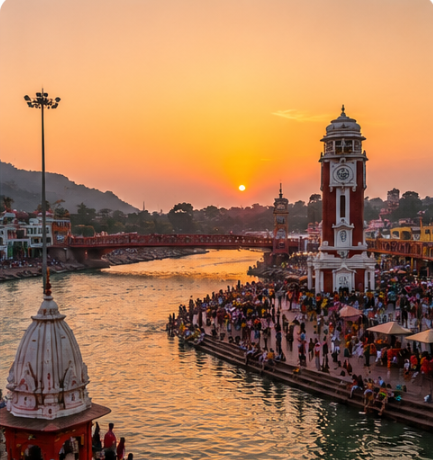Delhi to Haridwar Tempo Traveller Rental