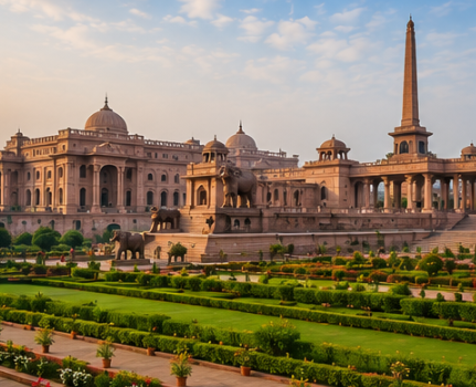 Delhi to Lucknow Tempo Traveller Rental