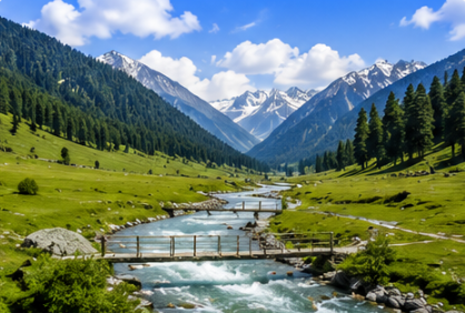 Delhi to Pahalgam Tempo Traveller Rental