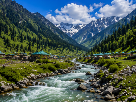 Delhi to Sonmarg Tempo Traveller Rental