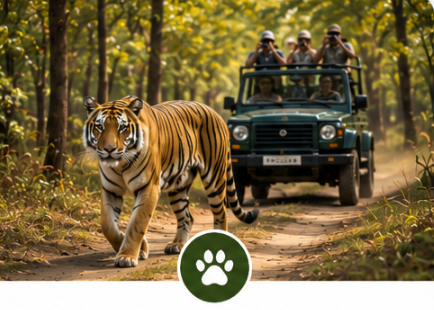 Delhi to Bandhavgarh National Park Tempo Traveller Rental