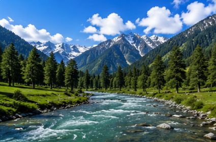 Delhi to Pahalgam Tempo Traveller Rental