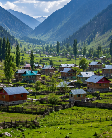 Delhi to Gurez Valley Tempo Traveller Rental