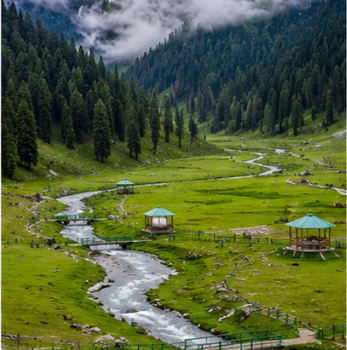 Delhi to Jammu & Kashmir Tempo Traveller & Urbania Rental