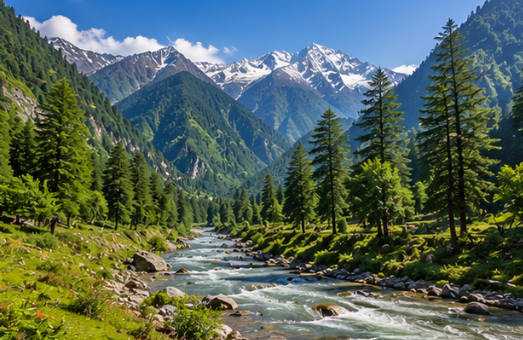 Delhi to Tirthan Valley Tempo Traveller Rental