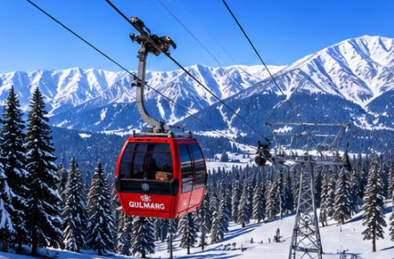Delhi to Gulmarg Tempo Traveller Rental