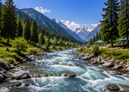 Delhi to Sonmarg Tempo Traveller Rental
