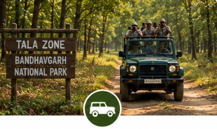 Delhi to Bandhavgarh National Park Tempo Traveller Rental