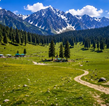 Delhi to Yusmarg Tempo Traveller Rental