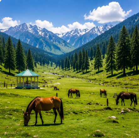 Delhi to Yusmarg Tempo Traveller Rental